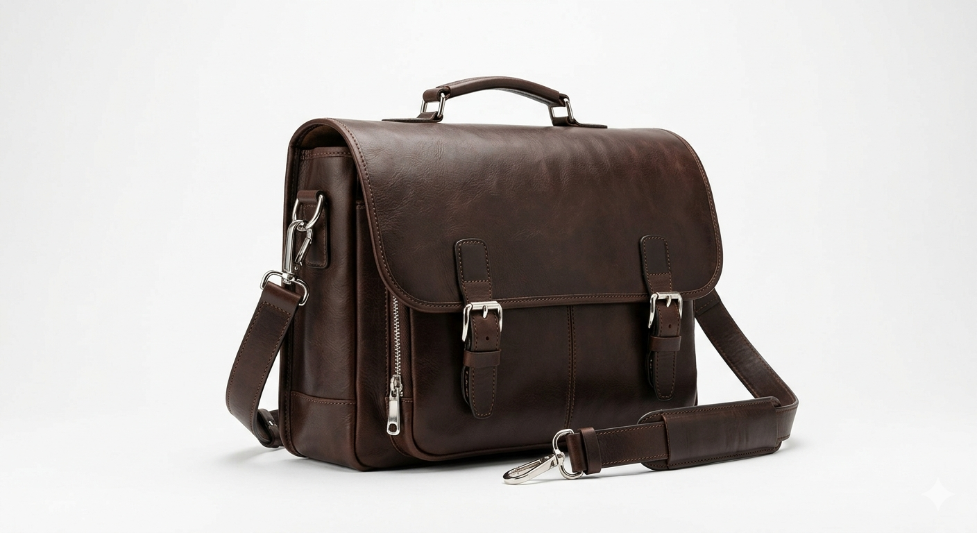 Men's Genuine Leather Briefcase